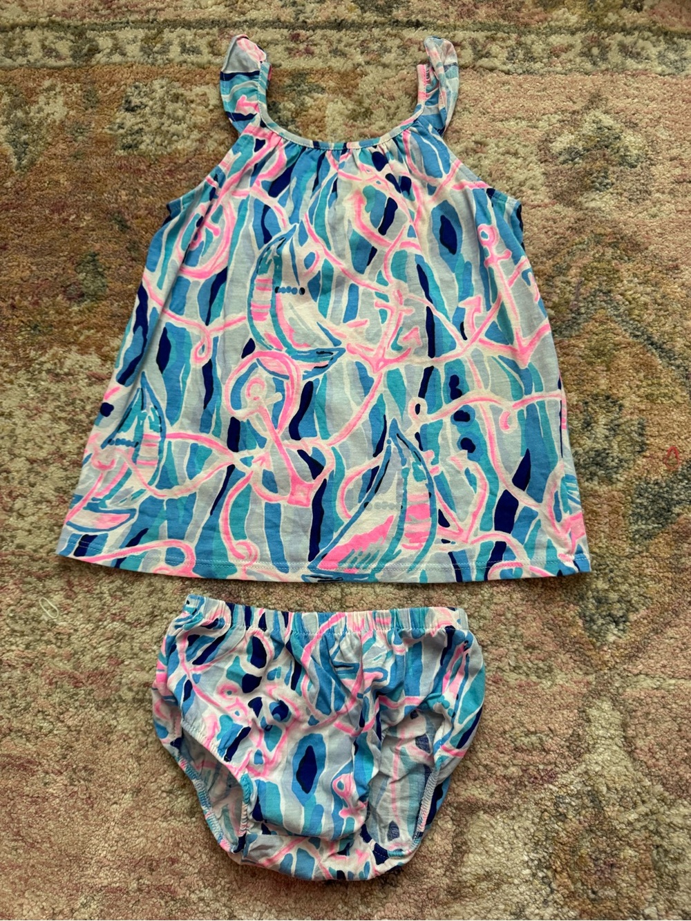 Lilly Pulitzer nautical dress set